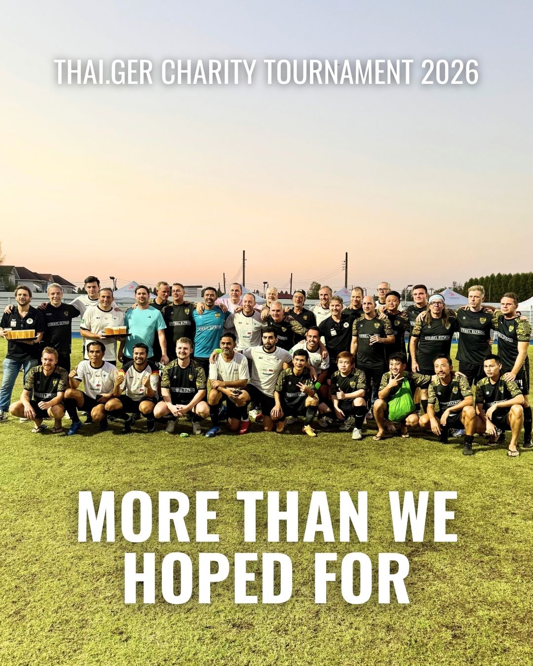 MORE THAN WE HOPED FOR